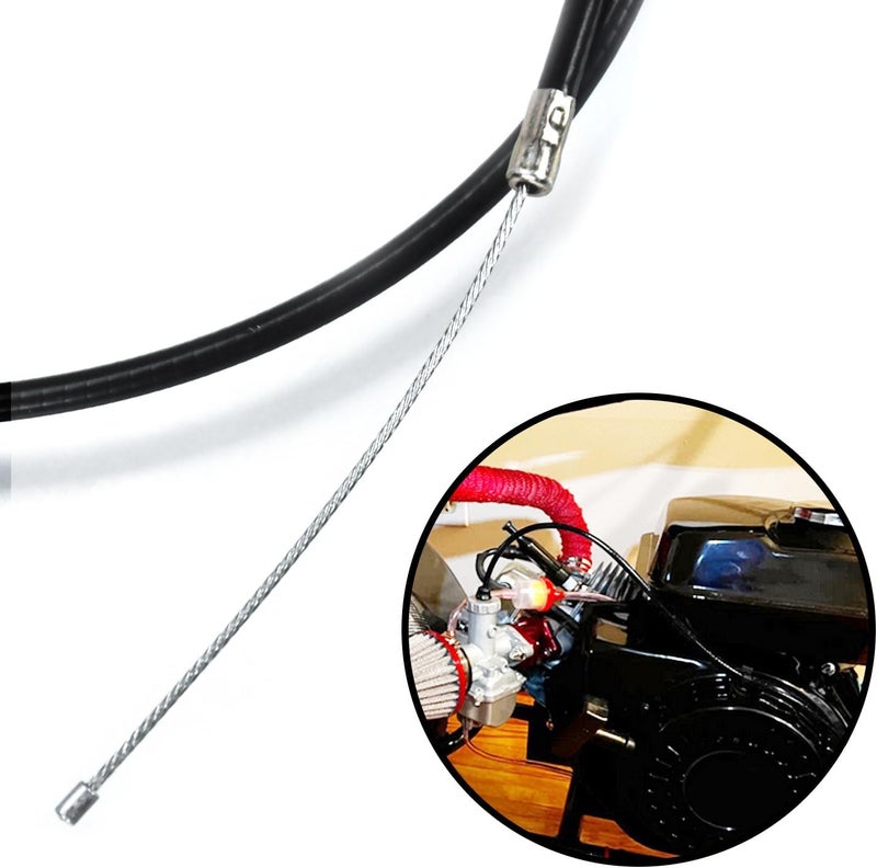 HOLATO 36'' Throttle Cable for SSR70 SSR110 SSR125 50cc 70cc 110cc 125cc Tao Tao DB14 DB24 DB27 Baja Dirt Runner DR70 DR90 DR125 Apollo RFZ XR50 XR70 Coolster Roketa Chinese Pit Dirt Bike Motor Black - Image 5